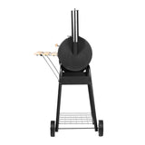 Grillz BBQ Grill 2-In-1 Offset Charcoal Smoker BBQ-SMOKER-OFFSET