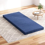 Giselle Bedding Foldable Mattress Folding Foam Single Blue FOAM-MFM-TRIO-BU