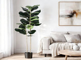 Artiss 150cm Artificial Fiddle Tree Faux Trees Indoor Decor Artificial Plants Lifelike Plant 1.5M AP-TREE-FIDDLE-150
