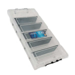 Under Bed 6 Compartment Storer with Wheels 27L Container Tub Storage Unit V238-SUPDZ-39671835131984