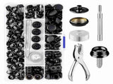 Canvas Snap Kit 2 Pcs Setting Tool,Marine Grade Stainless Steel 3/8in Socket Canvas Snap Button V1370-AZ4-10521