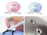 Gray Rebound Yoga Ball with Adjustable Shoulder Belt & Pump 55cm Inflatable Exercise Ball for Core V1308-DSZKI-2152-2