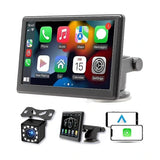 Portable Wireless CarPlay Screen for Dashboard, 7 Inch Touch Screen Car Stereo Bluetooth, FM Car V1189-LC-QP-00268