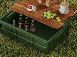 Folding Camping Storage Box Portable Outdoor Storage Chest 20L Capacity Stackable Multifunctional V1370-AZ4-09191
