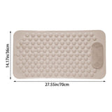 Bath Tub Shower Mat, 27x14 inch Non Slip Bathtub Mat with Suction Cups, Anti Slip Shower Mat with V1370-AZ4-12194