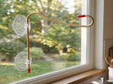 2Pcs Window Mounted Hummingbird Feeder Hook Heavy Duty Suction Cup for Bird Feeders V1366-AZ2-W-16117