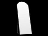 Yezi 165X60CM Full Length Mirror Wall Mounted Mirror Black DECO1036-165-BK