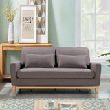 SHASA 2 Seater Pull-out Sofa bed Grey taupe V606-FURNI-SOF-T330-SHAS-GT