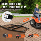 Driveway Drag, 76.57" Width Tow Behind Drag Harrow, Q235 Steel Driveway Grader with Adjustable Bars, V952-QYPQYP74INCH4BO1ZV0