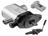 Hydraulic Wood Log Splitter Pump Kit, 22GPM, 2 Stage 4000PSI Aluminum Hydraulic Gear Pump, with V952-YYPMB22GPM4003RCQV0