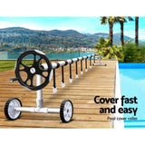 Aquabuddy Pool Cover Roller 5.5m Adjustable Swimming Pool Solar Blanket Reel PC-ROLLER-55