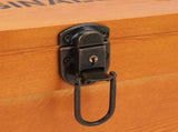 Desktop Wooden Storage Box Multifunctional Wood Container Box with Lock and Keys for Sundries V1294-YM0901-3117240165812