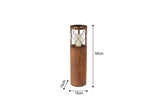 Rust Round Pillar Candle Holder 55cm V637-27600CDL