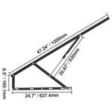 Bed Lift 59x71 in Compatible Bed Size 154 lbs Load DIY Wall Bed Hardware V952-CXSJQ1200MM6MX09VV0