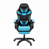 Artiss Gaming Office Chair with 8 Point Message Reline Ergonomic Blue MOC-L-GC-8P-BK-CY