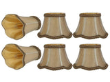 6Pcs Household Fabric Lampshade Table Lamp Cover Accessory for E14 Chandelier Wall Light V1294-YM0901-3119200093911
