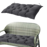Indoor Outdoor Bench Cushion 19.68x39.37in, 2 Seat Thick Garden Bench Seat Cushion, Waterproof Swing V1369-AZ3-W-10069