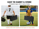 Soccerer Board, 100x40 cm Portable Soccer Wall with 2 Angles, Foldable HDPE Kickback V952-ZQHDBHDPE401ECPEMV0