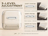 2 Pcs Double-Sided Portable Razor and Comb for Women, 5-in-1 Manual Hair Trimmer Comb for Trimming V1370-AZ4-25412