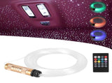 10W RGBW Fiber Optic Light with Remote Control Car Ceiling KTV Bar Decoration 0.75mm x 2mUK 100240V V1294-YM0901-3119210017613
