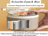 4-Pack Blue 304 Stainless Steel Microwave-Safe Lunch Box Set - Stackable Insulated Bento Containers V888-ELOSUNG45767