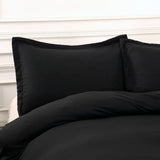 Black Seville Heritage Quilt / Doona / Duvet Cover set V745-AQ08003K3