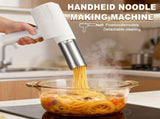 handheld noodle making machine, noodle maker, kitchen appliance, five noodle models, detachable V1106-122-WHI-40406