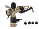 DN25 Rocker Arm Rotating Sprinkler Adjustable Angle Impact Sprinkler Garden Irrigation Tool V1294-YM0901-3111210224811