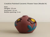 Morandi Painted Ceramic Vase Set Modern Home Decor for Flowers Other Luxury Styles V1107-CS-MLDHPSJT