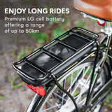 Valk Laneway 5 Vintage Electric Bike, Torque Sensor equipped eBike, Medium, Black V219-BIKEVBVA1BKA