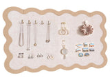Scalloped Bulletin Board, Distinctive Scalloped Design, No Drill Installation, High Density Felt for V1369-AZ3-W-12590