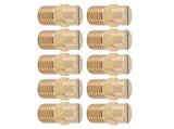 10PCS Directional Slot Nozzle Brass Cooling Misting Rustproof Heat Resistant Water Hose Nozzle for V1294-YM0706-3111230168112