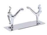 2Pcs Metal Book Ends Unique Men Design Simple Fashionable Decorative Bookends for Home Office Bar V1294-YM0523-3116220000511