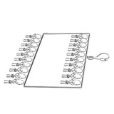 Stainless Steel Sock Drying Rack for Towels Cloth Diapers Bras Baby Clothes Underwear Hat Gloves 2 V1294-YM0703-3117230007411