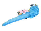 Parrot Sculpture Decoration Indoor Outdoor Resin Macaw Statue Figurine Garden Art Right Blue V1294-YM0901-3115240123012
