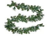 Christabelle 2.7m Christmas Garland Bayville Pine Cones with LED Lights Tree Decoration Ornamen 112_NATBV274