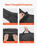 4/4 Full Size Cello Case, Nylon Waterproof, Lightweight Portable Travel Carrying Bag, with V952-DTQHTQXNLXH4SBV0V001V0