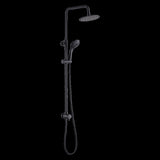 WELS 8" Rain Shower Head Set Rounded Dual Heads Faucet High Pressure Hand Held V63-847821