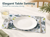 8pcs Monstera MDF Placemats Coasters Heat Resistant V1181-CV0287-CV0288-NEW