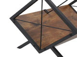Record Storage Rack Holder Albums Music Records Display Shelf Organizer for Book Magazine Solid Wood V1294-YM0901-3116250012311