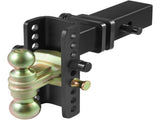 Adjustable Trailer Hitch, 15cm Drop & 11.43cm Rise Hitch Ball Mount with 6.35cm Receiver, Solid V952-SQTQJTCB25221G4VYV0