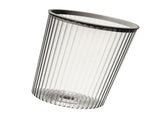 Transparent Garbage Bin with Top Ring Easy Attached Lid Free Large Capacity Trash Bin Can for V1294-YM0706-3117230156712
