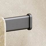 4-Arm 180&deg Swivel Space Aluminum Towel Rack, Wall Mount Rustproof Swing Out Towel Bar With Bottom V1366-AZ2-W-16943