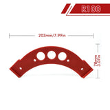 R100-R300 Arc Radius Template Set for Woodworking, Router Jig for Cutting Inner and Outer Rounded V1341-ZY-RLX7BQE3-F2522