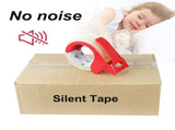 36x 100m Rolls Silent Clear Heavy Duty Packing Packaging Low Noise Tape Bulk V563-TA-019-1BOX