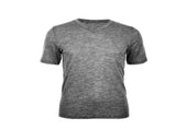 MERINO SKINS Mens Classic V-Neck Tee Wool Thermal T-Shirt Short Sleeve - Soft Grey Marle V563-MS-CLA-MVNTEE-SGRY-XS