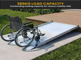 Kartrite 6ft Aluminium Wheelchair Ramp Non Slip Surface 386kg Capacity WCR-01H-6FT-094