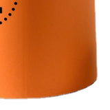 Open Top Trash Can Plastic Double Layer Thick Round Mini Trash Can for Bedroom Office Orange 13L V1294-YM0703-3117230060512