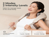 Wireless Mechanical Shawl Massager for Neck Shoulder Waist Leg Relaxation at Home Office Travel V1341-ZY-DCM2XKQL-BEIGE