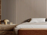Wood Slat Acoustic Panels, 7.9 x 94.5 inch, MDF Accent Wooden Wall Panels for Modern Interior Wall V952-FHXWBTQBYML7LX06FV0